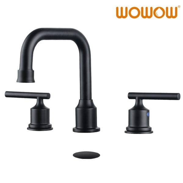 Black Widespread Bathroom Faucet Kitchen Faucets High quality